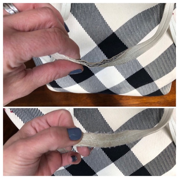 Burberry Confetti Hearts XL Canvas Tote - Picture 7 of 8